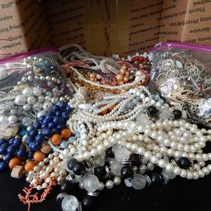 Jewelry Assortment Box Lot FM #4 Craft & Wearable